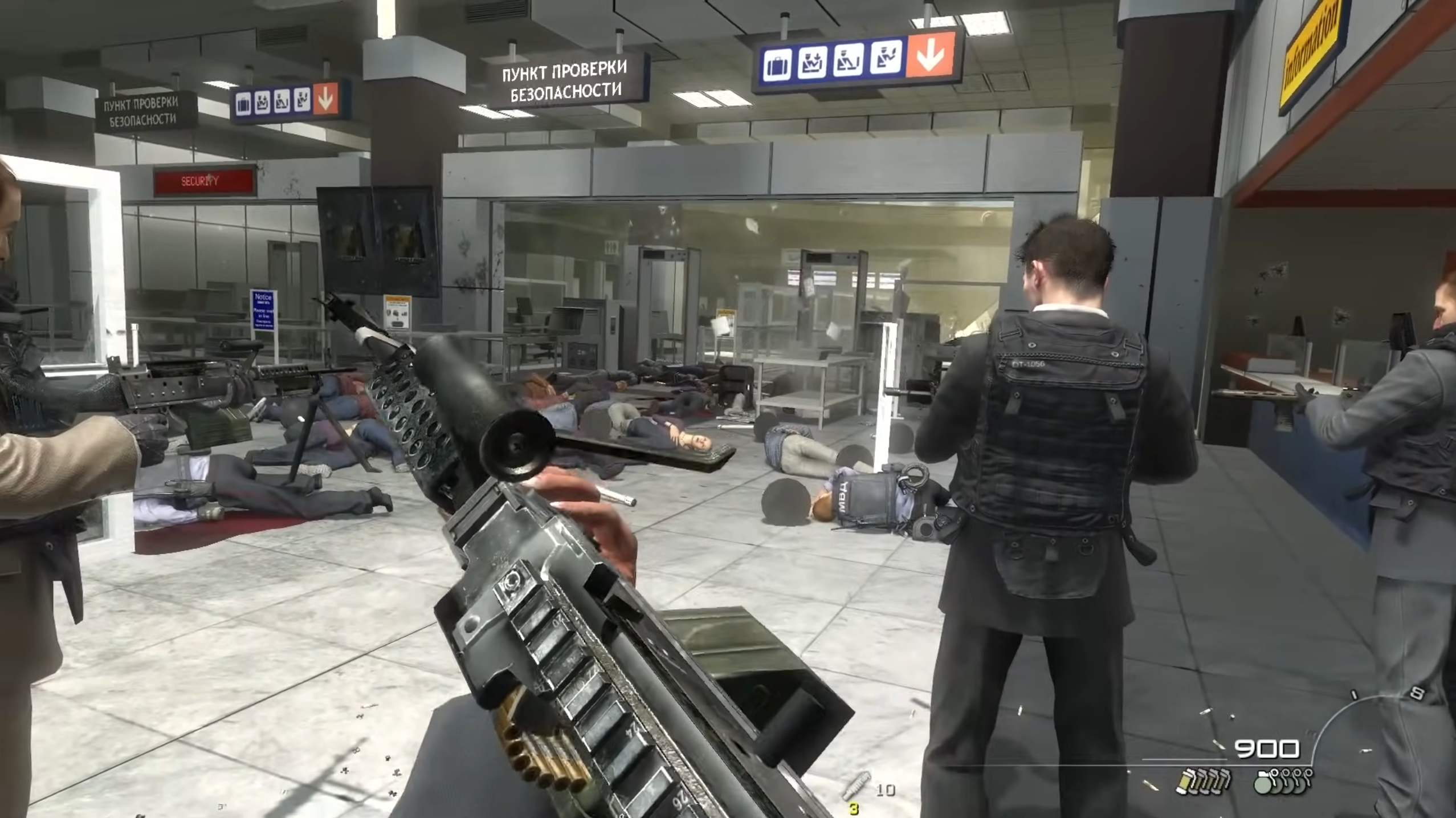 Modern warfare airport